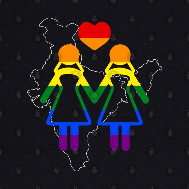 India Lesbian Pride Shirt Celebrate Lesbian Rights In India by sheepmerch